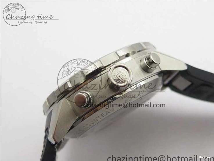 MIROTIME 1224 Aquatimer Chrono IW376803 V6F 1:1 Best Edition Blue Dial on Ruber Strap A Neat 7083